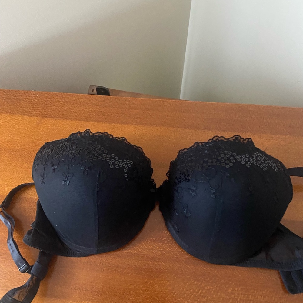 Elegant Black Lace Bra